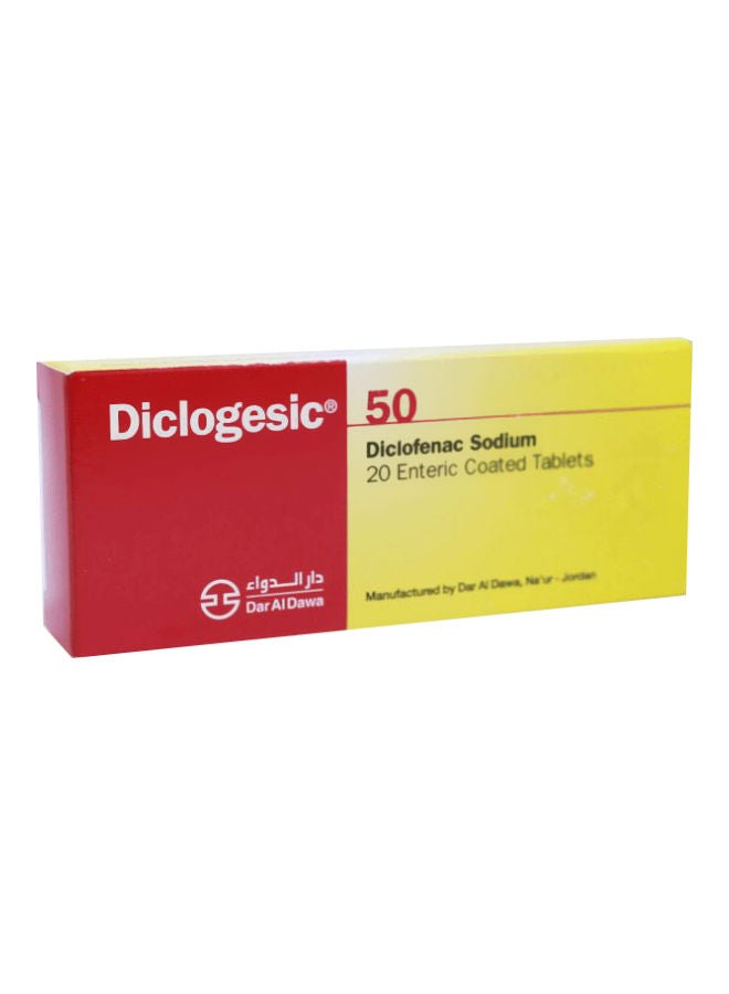 Diclogesic 50Mg Tab 20'S