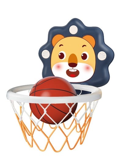 Lion Theme Kids Basketball Hoop Set with Accessories and Mini basketball for Boys and Girls