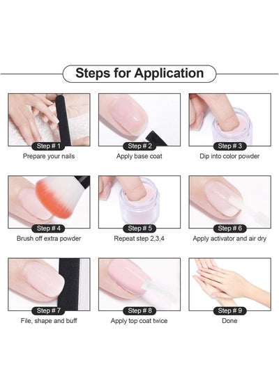 Dip Powder Clear Color 10g,  No Nail Lamp Needed for Curing