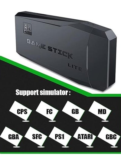 وحدة تحكم ألعاب M8 باللون الأسود U Bao 2.4g وحدة تحكم ألعاب تلفزيون PS1 لاسلكية U8 HDMI HD 4K