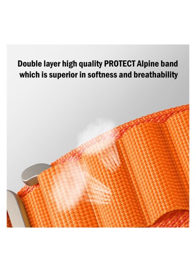 Alpine Loop Apple Watch Band Compatible with 42/44/45/49mm Sizes Stylish and Comfortable Design and Lightweight Polyester