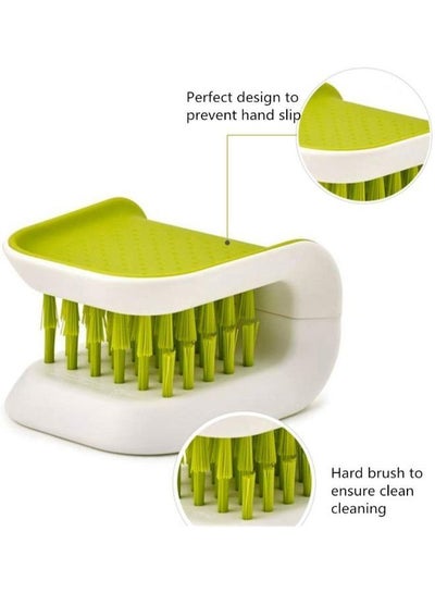 2 Pieces Cutlery Blade Brush for Cleaning