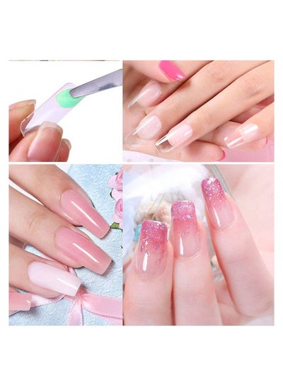 Dual-Ended Poly Gel Brush and Picker 2 in 1 Designs Brushes Stainless Steel Tool for UV Gel Acrylic Nails Extension