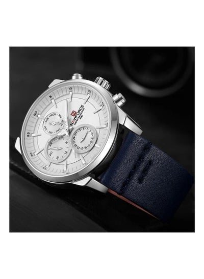 Men's NF9148swbe Leather Analog Watch