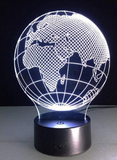 Night Lights Projection Table Lamp Baby Office Home Office Table Lamp Visual 3D World Map Art