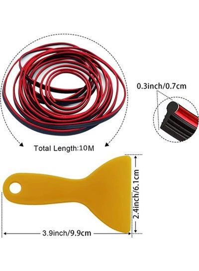 5M Car Interior Trim Strips Car Electroplating Decoration Styling Door Dashboard Flexible Interior Trim Accessories with Installing Tool