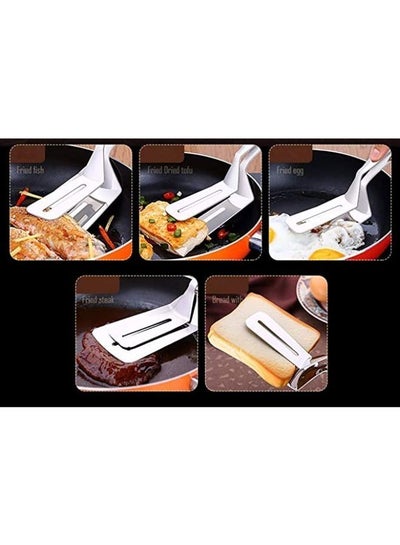 Stainless Steel Multi-Purpose Premium Kitchen Tongs, Bread Tongs, Fried Steak Clamps, BBQ Tongs, Meat Twister Flipper