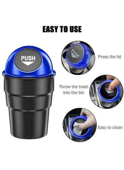 Portable Vehicle Trash Bin with Lid