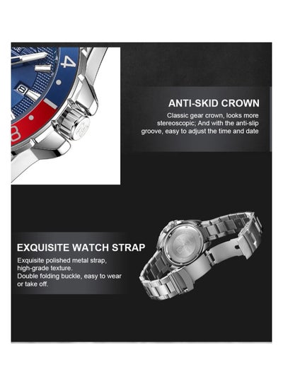NAVIFORCE Men Luxury Watch Stainless Steel Calendar Waterproof Quartz Wristwatch NF9192