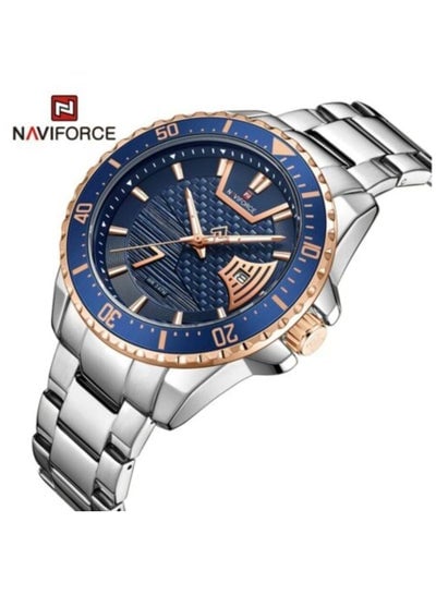 NAVIFORCE NF9191 Men's Classic Stainless Steel Luminous Analog Casual Watch
