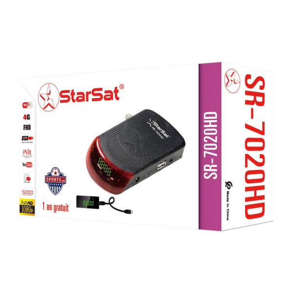 StarSat SR-7020HD Universal Satellite Receiver – DVB-S/S2, Wideband LNB, Multi-Code Rate, Advanced EPG