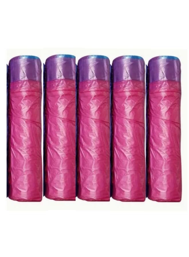 5 Pieces Drawstring Garbage Bag Portable Automatic Closing Plastic Bag Thickened and Enlarged Kitchen Living Room