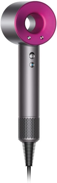 Dyson Supersonic Hair Dryer (Iron/Fuchsia), with new flyaway attachment