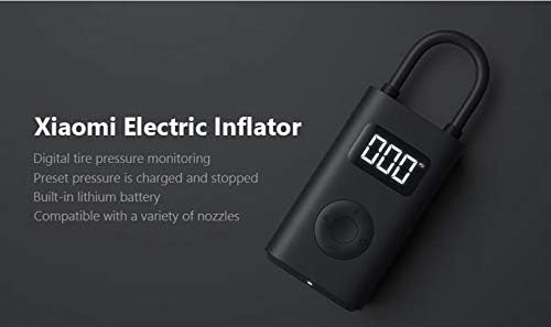 Xiaomi Electric Air Pump Mijia Rechargeable inflator 150PSI Smart Digital Tire Pressure Detection for Football Car Bike Pump