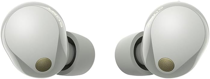 Sony WF-1000XM5 Noise Cancelling Earbuds, Silver (Official Version with Local Warranty)