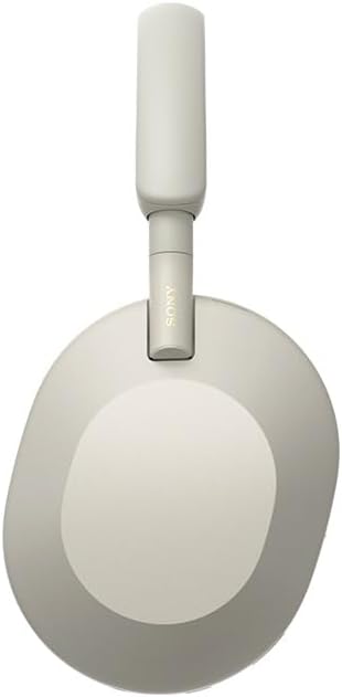 Sony WH 1000XM5 Noise Cancelling Wireless Headphones 30 hours battery life Over ear style Optimised for Alexa and the Google Assistant with built in mic for phone calls Silver, One Size