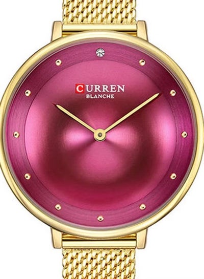 Women's 9029 Water Resistant Analog Wrist Watch - 35 mm -Gold