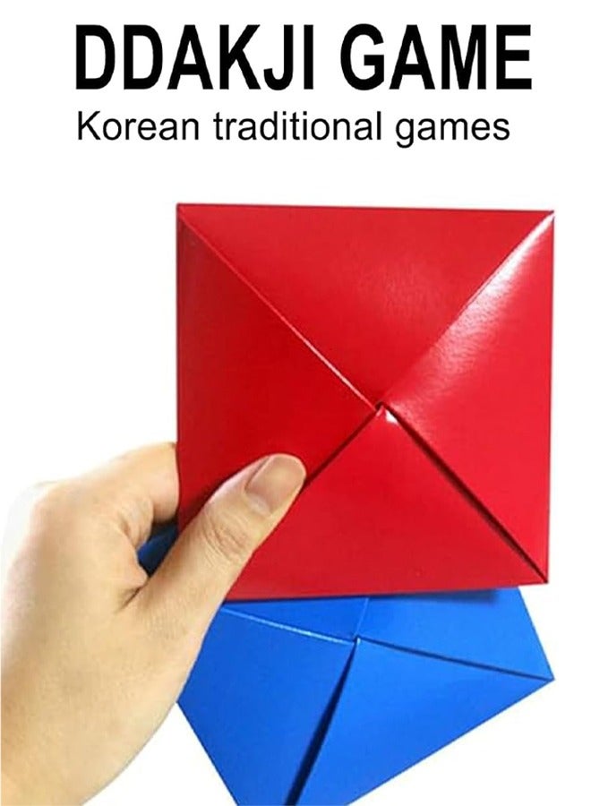 Eworld 5-in-1 Korean Traditional Game Set, Includes Gonggi, Jebi Chagi, Biseokchigi, Paeng-i, Ddakji Folk Game Collection for Kids and Adults.