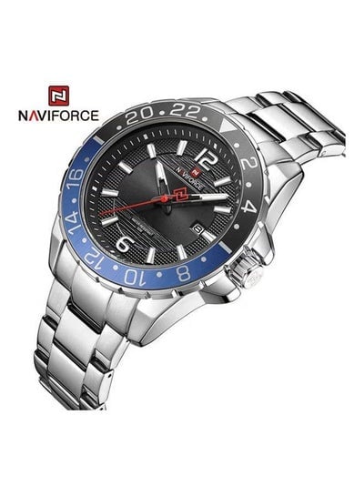 Men's NF9192 S-S-B Stainless Steel Analog Watch