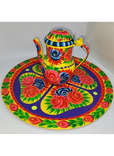 Hand Made Hand Painted Truck Art  Tea Cup Set Made in Pakistan Traditional Truck Art Painting Work Handi Craft