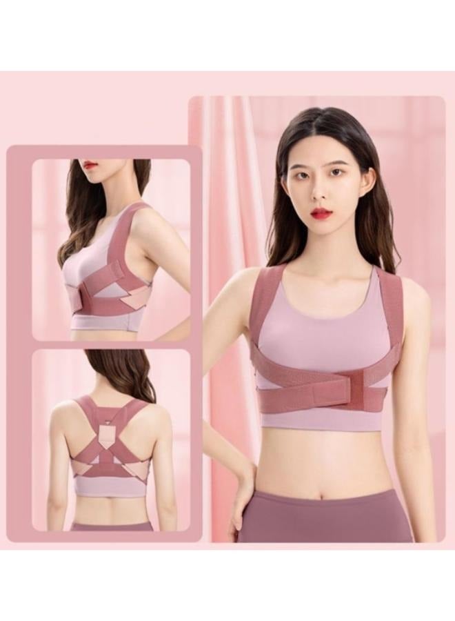 Posture Corrector for Women Back Lumbar Brace Trainer Invisible Shoulder Correction Straps Upper Clavicle Chest Support Belt