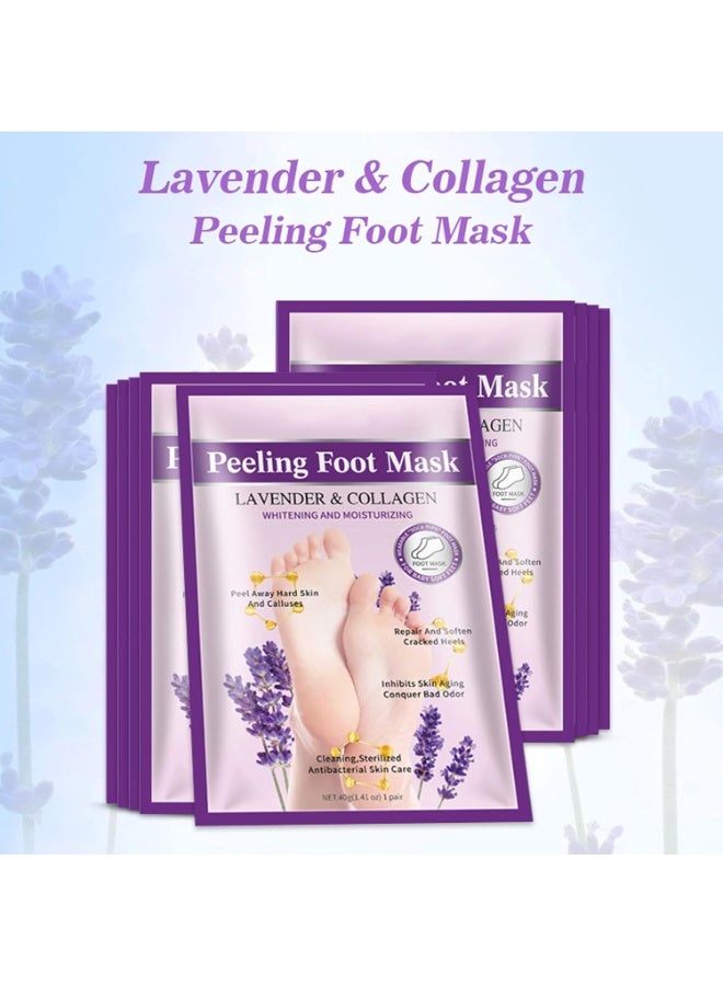 GUANJING Lavender Collagen Foot Peel Mask