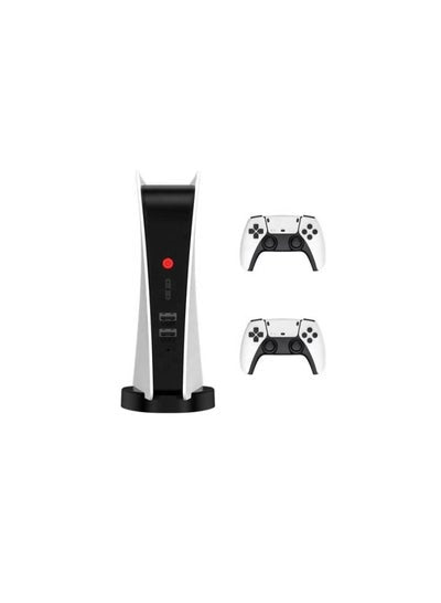 M5-PS5 Game Console Video Gamebox 2.4G Wireless Controller Gamestation 4K Classic White & Black