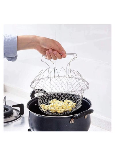 Chef Basket 12 In 1 Kitchen Tool Deluxe Boiler, Steamer, Strainer & Frying
