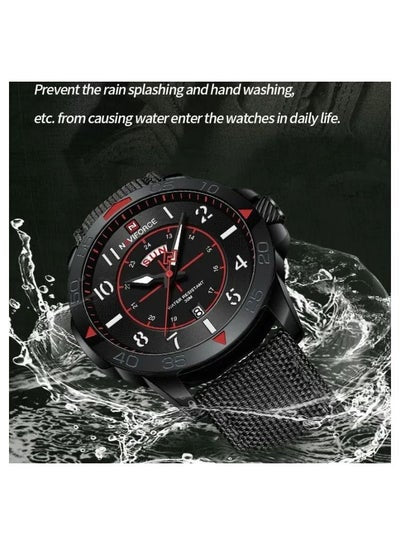 Naviforce Wristwatch Men's Sports Fashion Model NF9204N Nylon Waterproof System