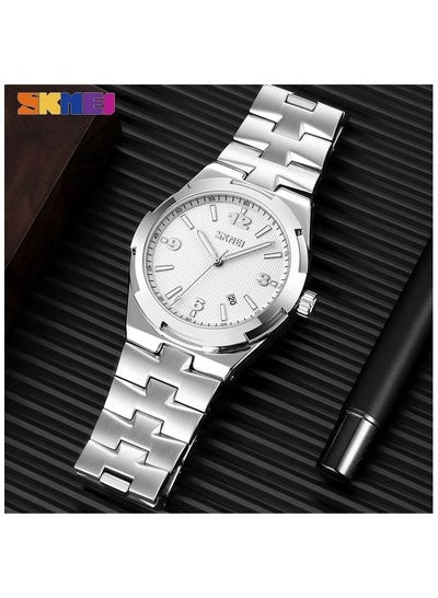 SKMEI 9290 watch luxury brand high quality original casual business wrist watch stainless steel men quartz watches