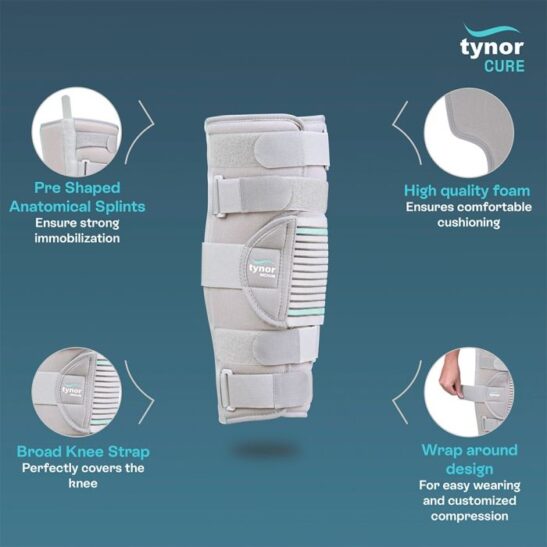 Tynor Knee Immobilizer 14 Inch Large