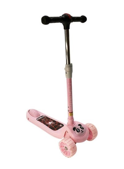 3 Wheel Scooter LED Flashing Wheels Height Adjustable Extra Wide Deck Kids Kick Scooter