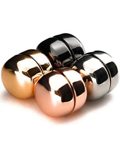 4-piece Hijab Magnetic Pins Multifunctional Strongest Commercial Strength Colourful Scarf Small Pins for Women Round Shape