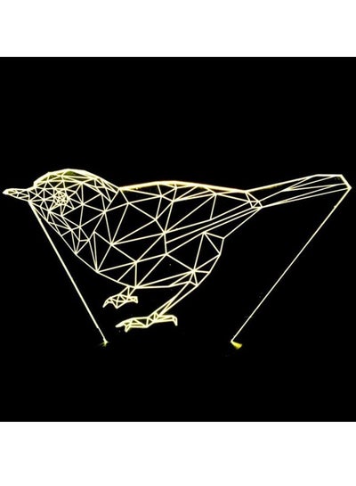 Night Lights LED Colorful Gradients Bird 3D Stereo Remote USB Lamp Night Light Touch Bedside Creative Decorative Desk Birthday Bird
