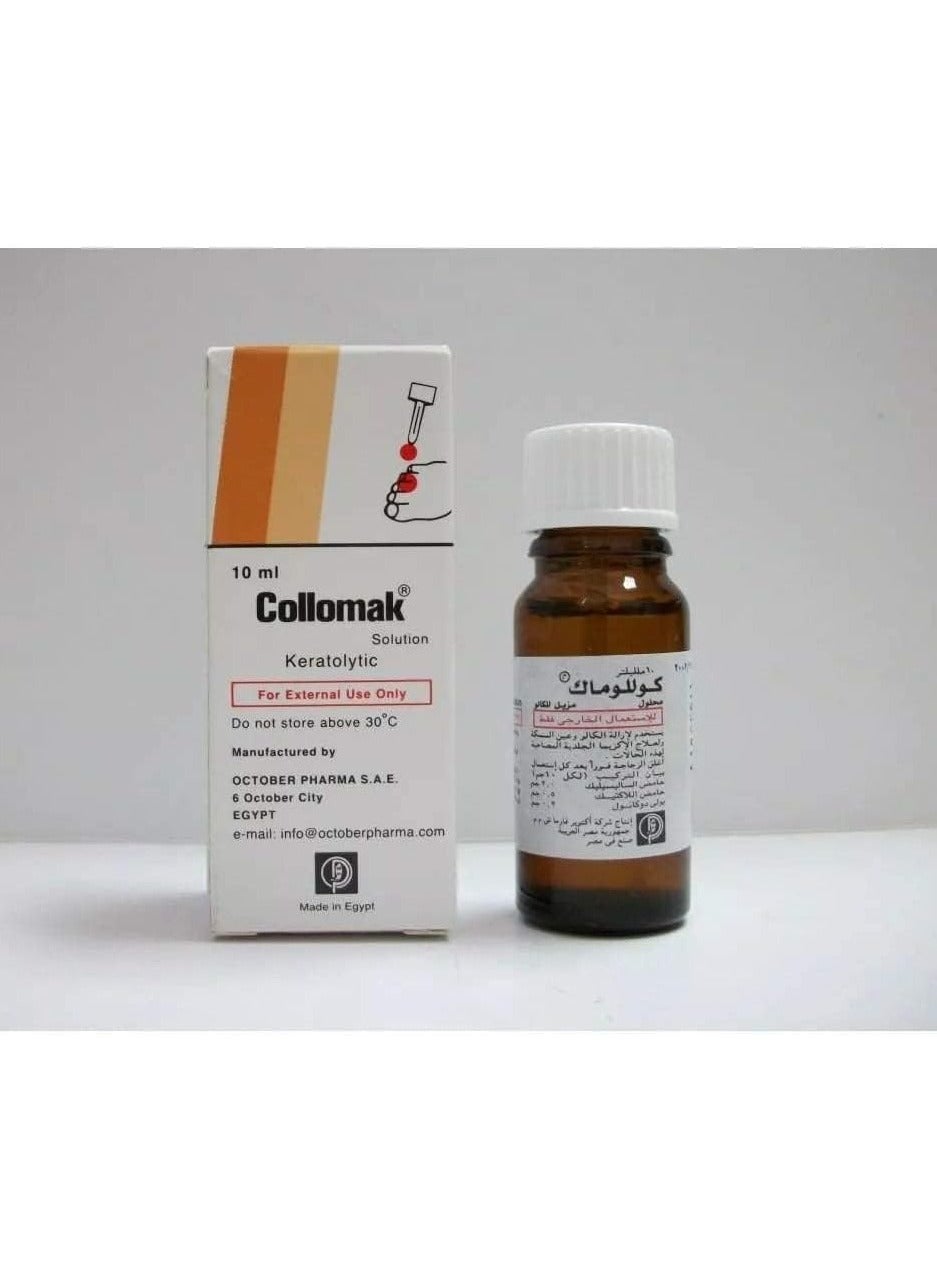 Collomak Solution against warts condylomas calluses 10ml