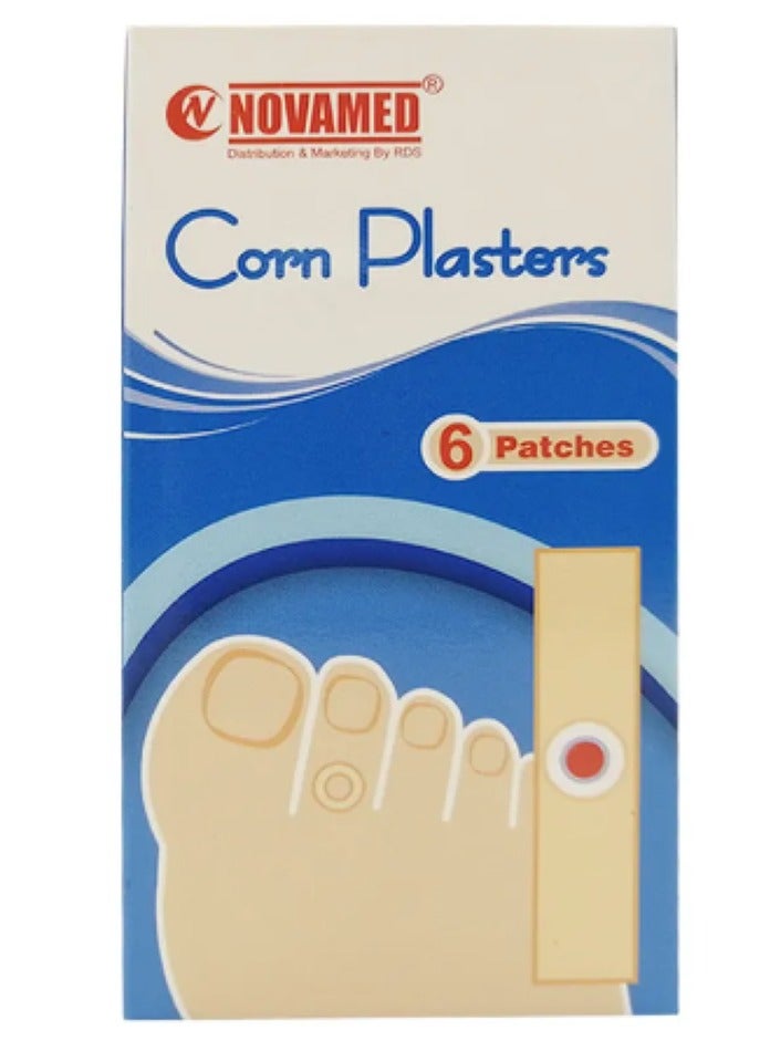 NOVAMED Corn Plasters Corn Removal 6 Patches