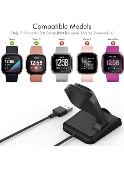 USB Charger for Fitbit Versa 3/Fitbit Sense Charging Cable Watch Power Adapter