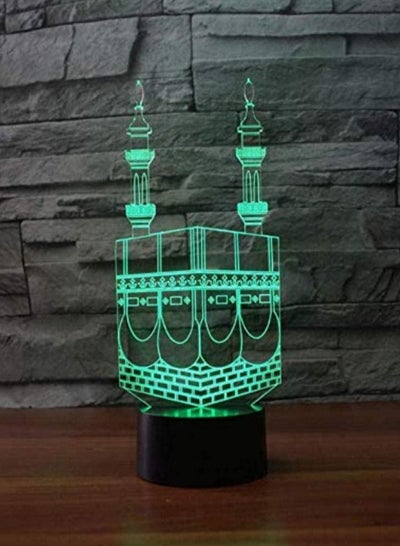 Multicolour Night Light Creative Castle Table Lamp 3D Architectural Building Night Decoration Acrylic Lights Colorful Gradient Environment Sleep Lighting Children's Gifts Bedside Lamp Best Gift