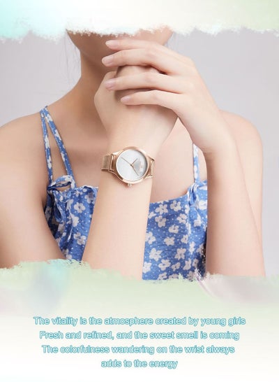 2023 New Arrival NAVIFORCE NF5027 Romantic Charming Quartz Women Watches Luxury Stainless Steel Band White Dial Lady Watch reloj mujer
