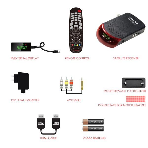 StarSat SR-7020HD Universal Satellite Receiver – DVB-S/S2, Wideband LNB, Multi-Code Rate, Advanced EPG