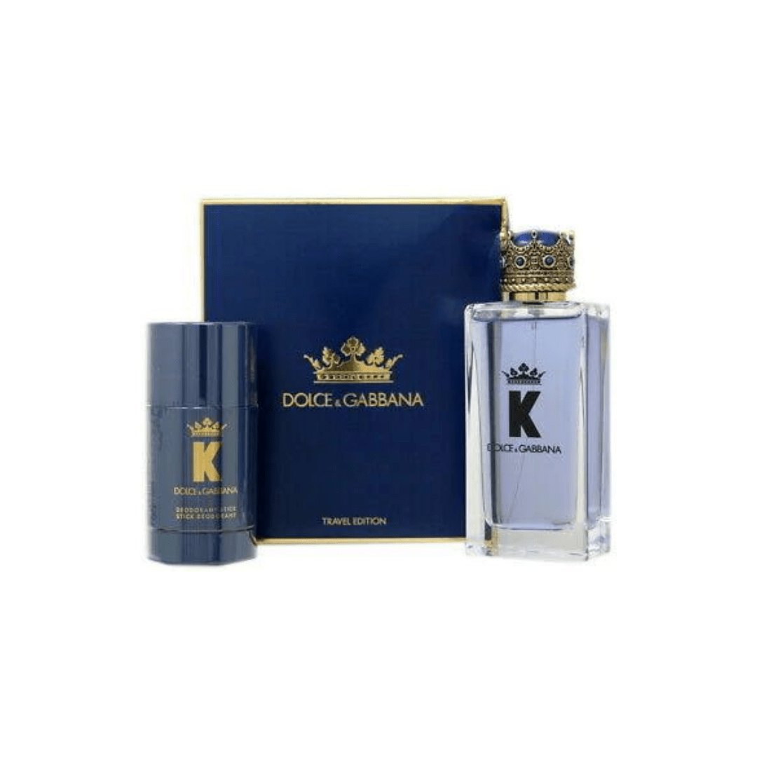 Dolce & Gabbana King Eau De Toilette 100Ml + Deodorant Stick Travel Set