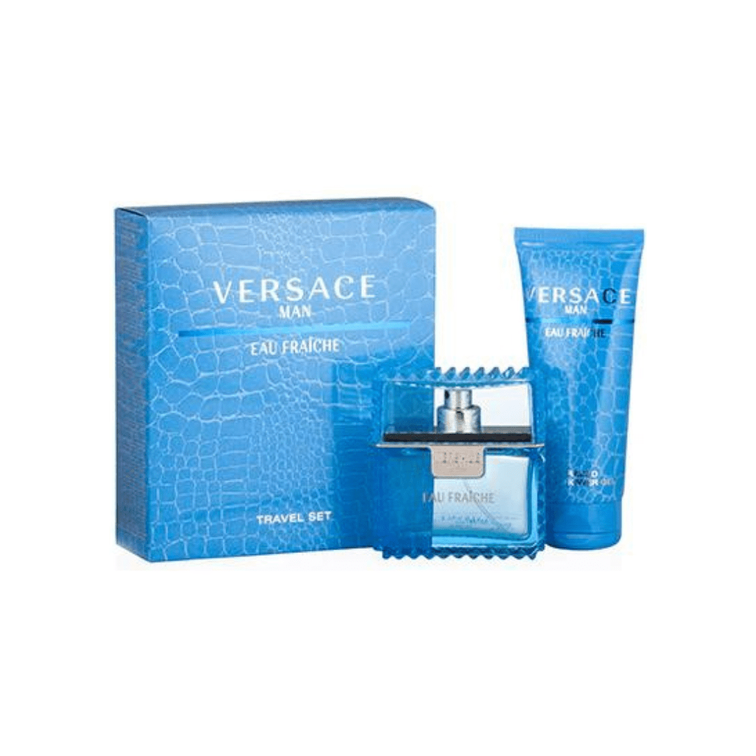 Versace Eau Fraiche Eau De Toilette For Him 50Ml Travel Set