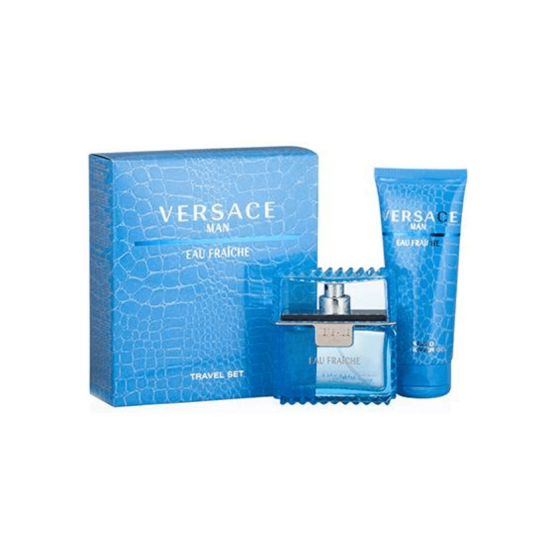 Versace Eau Fraiche Eau De Toilette For Him 50Ml Travel Set
