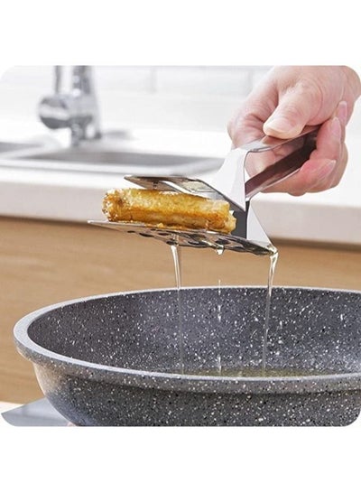 Stainless Steel Multi-Purpose Premium Kitchen Tongs, Bread Tongs, Fried Steak Clamps, BBQ Tongs, Meat Twister Flipper
