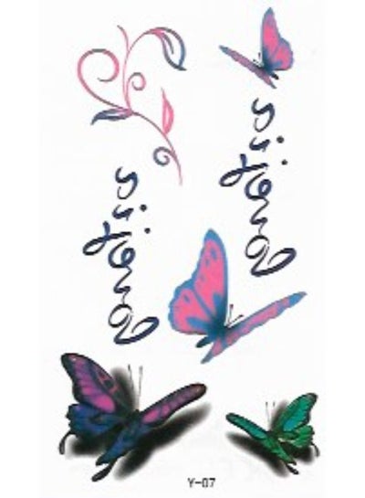 Waterproof Butterfly Temporary Tattoo Sticker for Body Art