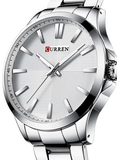 Men's 8322 Sports Analog Quartz Wrist Watch (Silver)