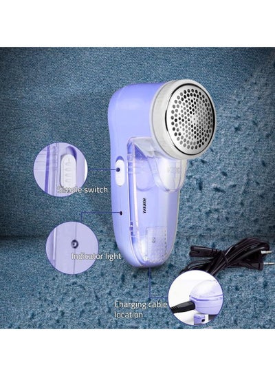 Electric Rechargeable Lint Remover SOKANY SK-866 Fabric Shaver and Lint Remover, Sweater Defuzzer Replaceable Stainless Steel Blades, Battery Operated, Remove Clothes Fuzz, Lint Balls, Pills, Bobbles