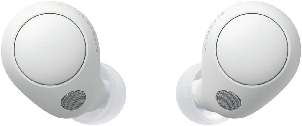 Sony WF-C700N Truly Wireless Noise Cancelling Earbuds, 15 hours battery life, Clearer hands-free calling, Multipoint Connection, IPX4 Water Resistance, White, UAE Model