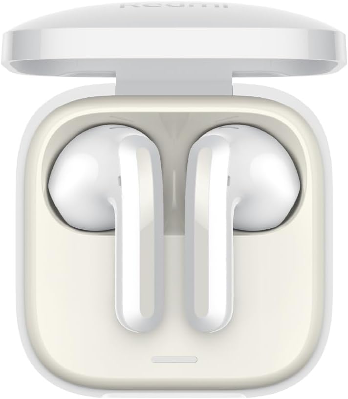 XIAOMI Redmi Buds 6 Active Wireless Earbuds, 14.2mm Dynamic Driver, Clear Call with Dual Mic, Bluetooth 5.4, 30-Hour Battery Life, Lightweight Design – White