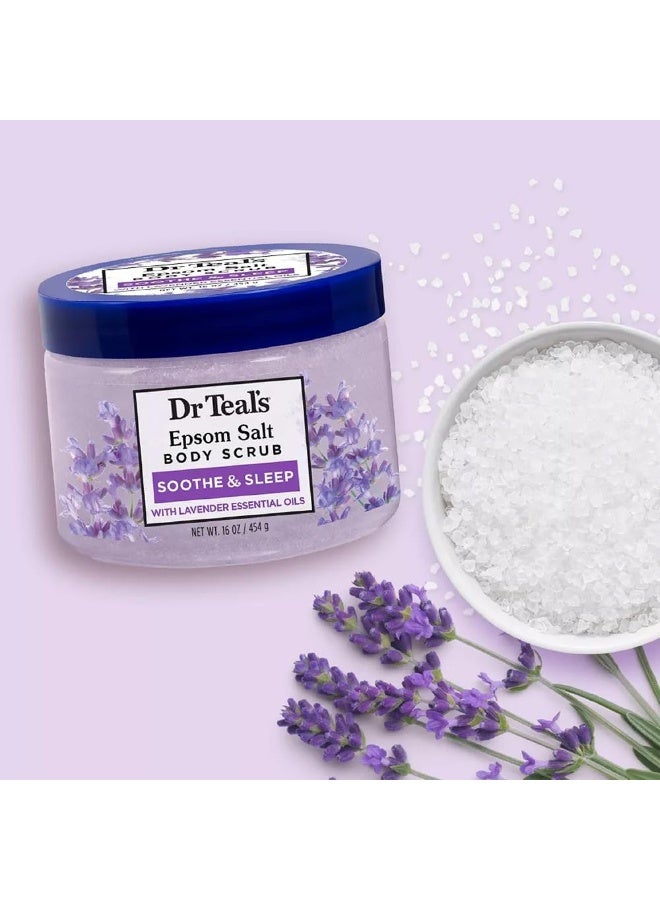 Dr Teal's Epsom Salt Body Scrub Lavender, 454G